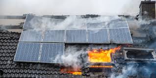 Požár fotovoltaiky